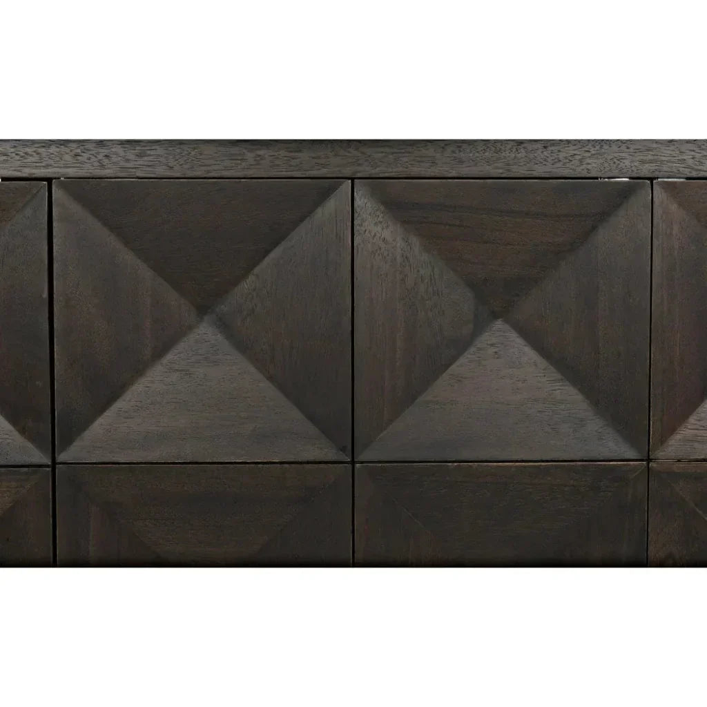Quadrant Three Doors Walnut Sideboard