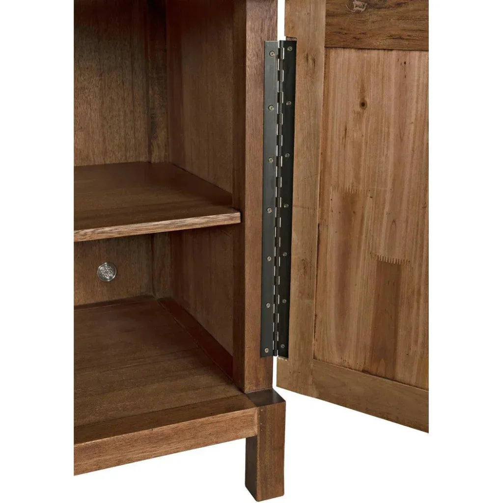 Noir Quadrant Two Doors Walnut Sideboard