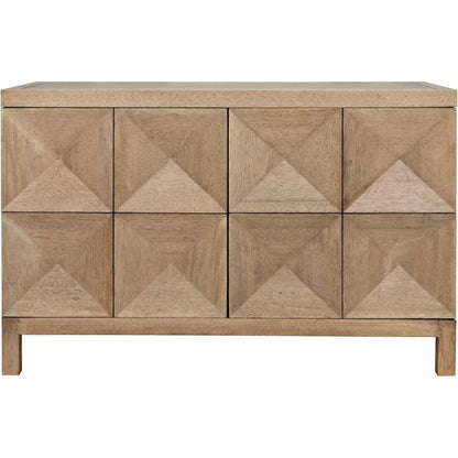 Noir Quadrant Two Doors Walnut Sideboard