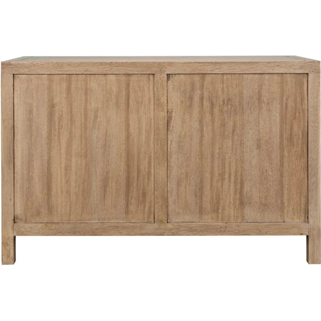 Noir Quadrant Two Doors Walnut Sideboard