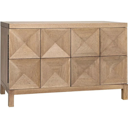 Noir Quadrant Two Doors Walnut Sideboard