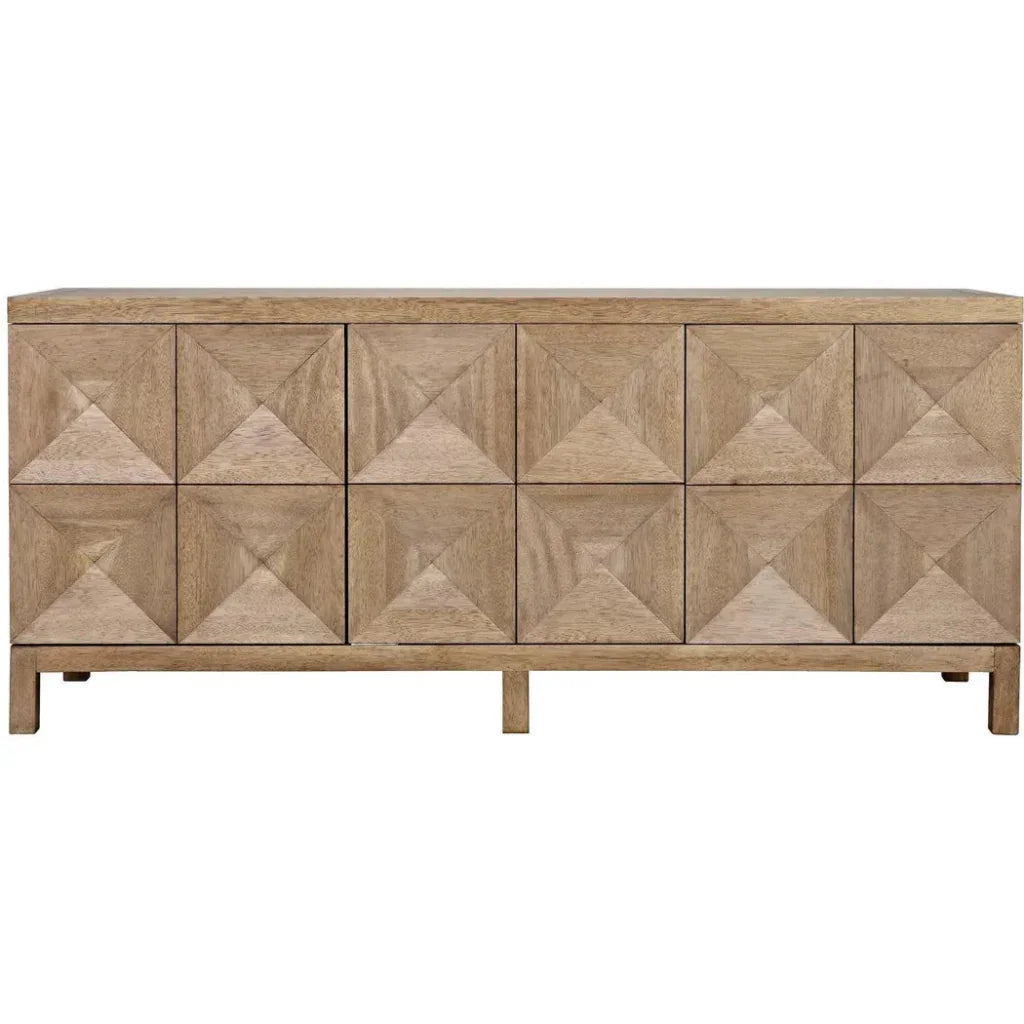 Quadrant Three Doors Walnut Sideboard