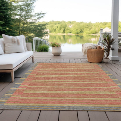 LOOMLAN Rugs Quara Gray Washable Indoor-Outdoor Rug