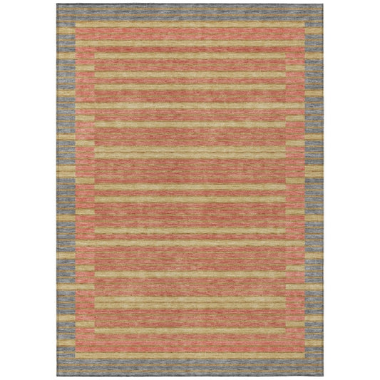 LOOMLAN Rugs Quara Gray Washable Indoor-Outdoor Rug