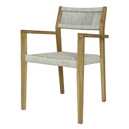 Artesia Quinn Wooden Patio Dining Arm Chair