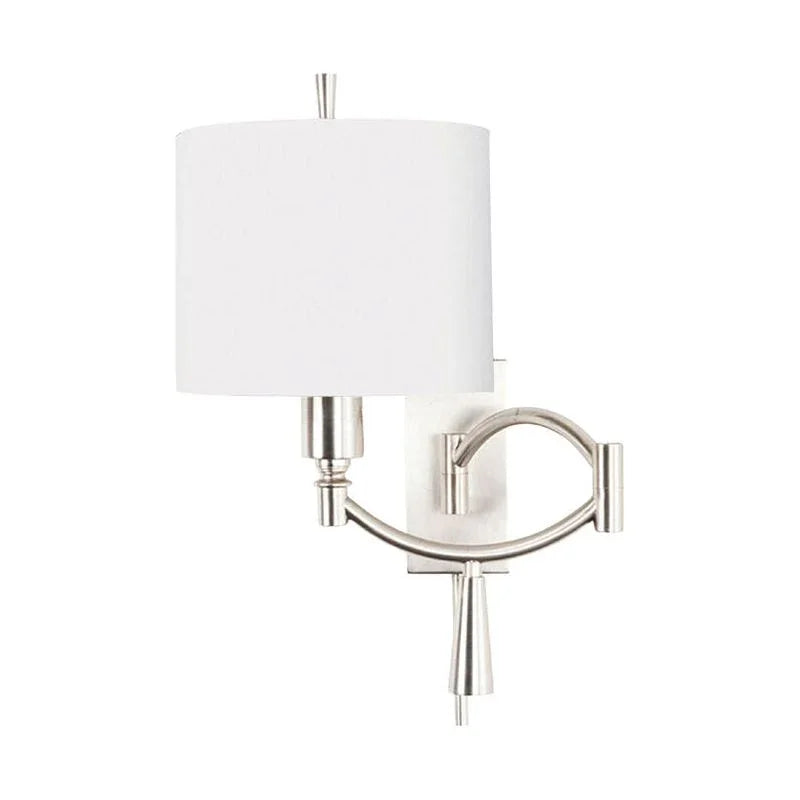 Ra II Nickel Swing Arm Wall Sconce