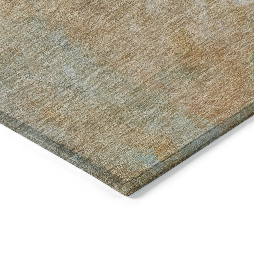 LOOMLAN Rugs Raffira Green Washable Indoor-Outdoor Rug