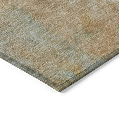 LOOMLAN Rugs Raffira Green Washable Indoor-Outdoor Rug