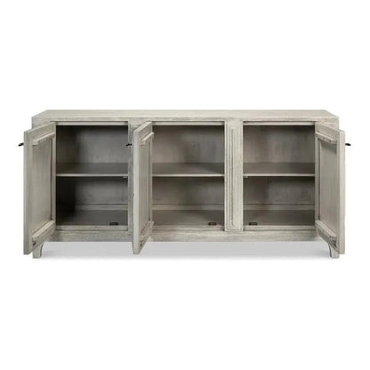 Rafina Three Door Cabinet For Living Room - LOOMLAN - Sarreid - Sideboards