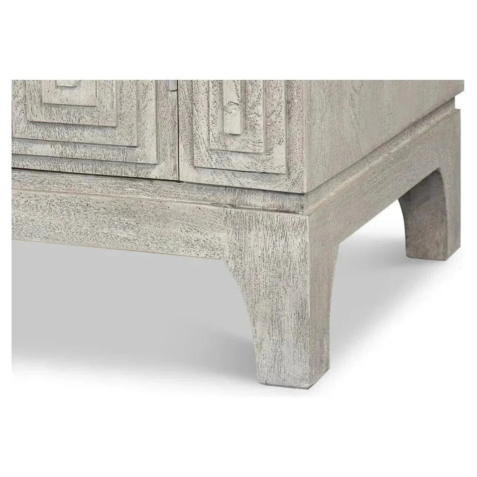 Rafina Three Door Cabinet For Living Room - LOOMLAN - Sarreid - Sideboards