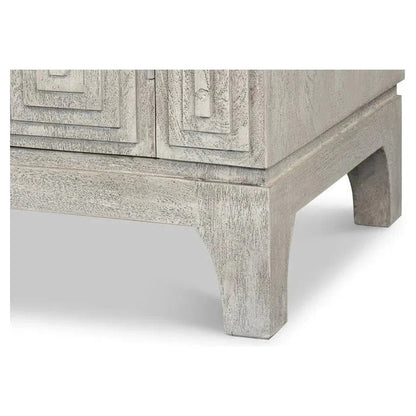 Rafina Three Door Cabinet For Living Room - LOOMLAN - Sarreid - Sideboards