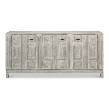 Rafina Three Door Cabinet For Living Room - LOOMLAN - Sarreid - Sideboards