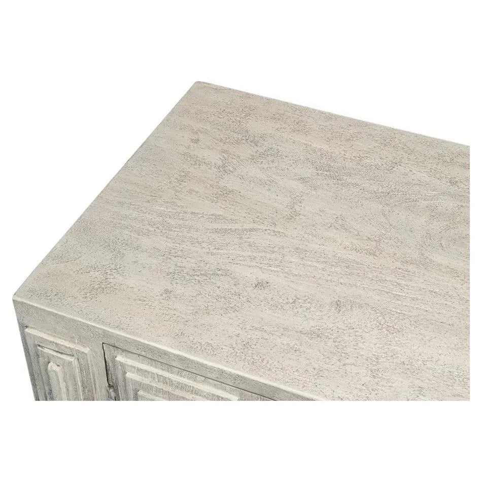 Rafina Three Door Cabinet For Living Room - LOOMLAN - Sarreid - Sideboards