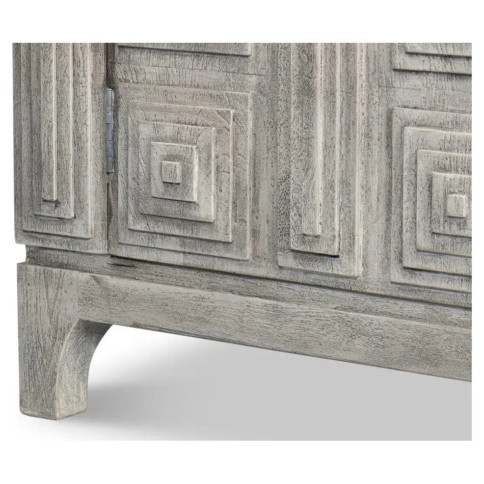 Rafina Two Door Cabinet For Living Room - LOOMLAN - Sarreid - Sideboards