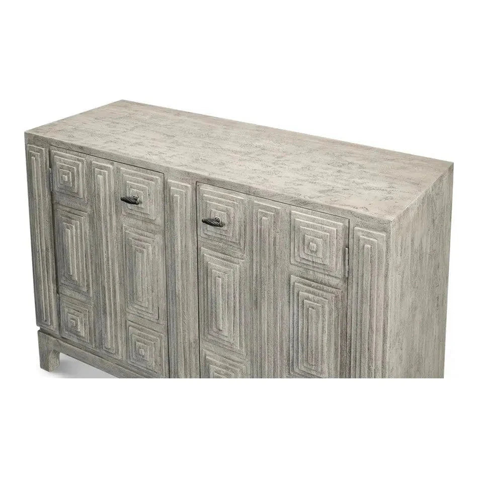 Rafina Two Door Cabinet For Living Room - LOOMLAN - Sarreid - Sideboards