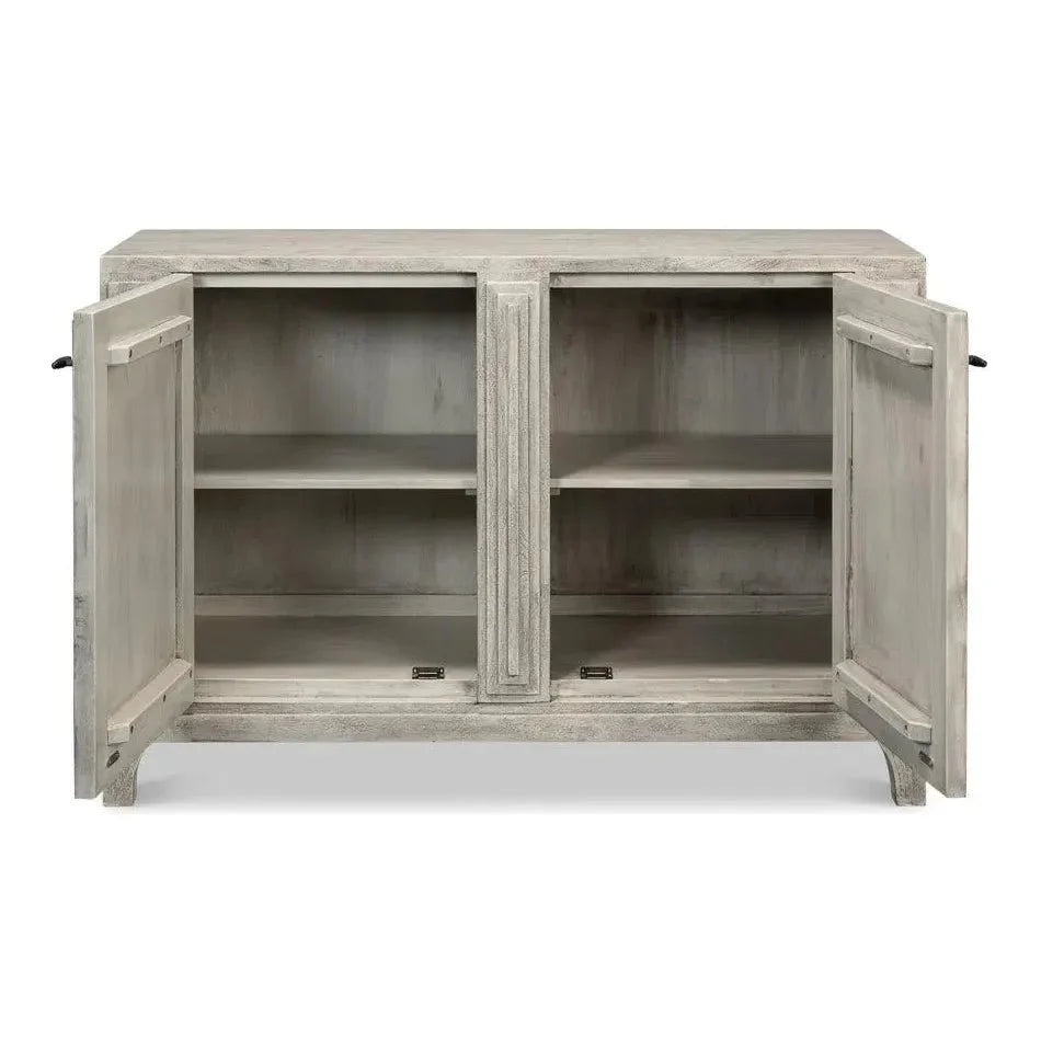 Rafina Two Door Cabinet For Living Room - LOOMLAN - Sarreid - Sideboards