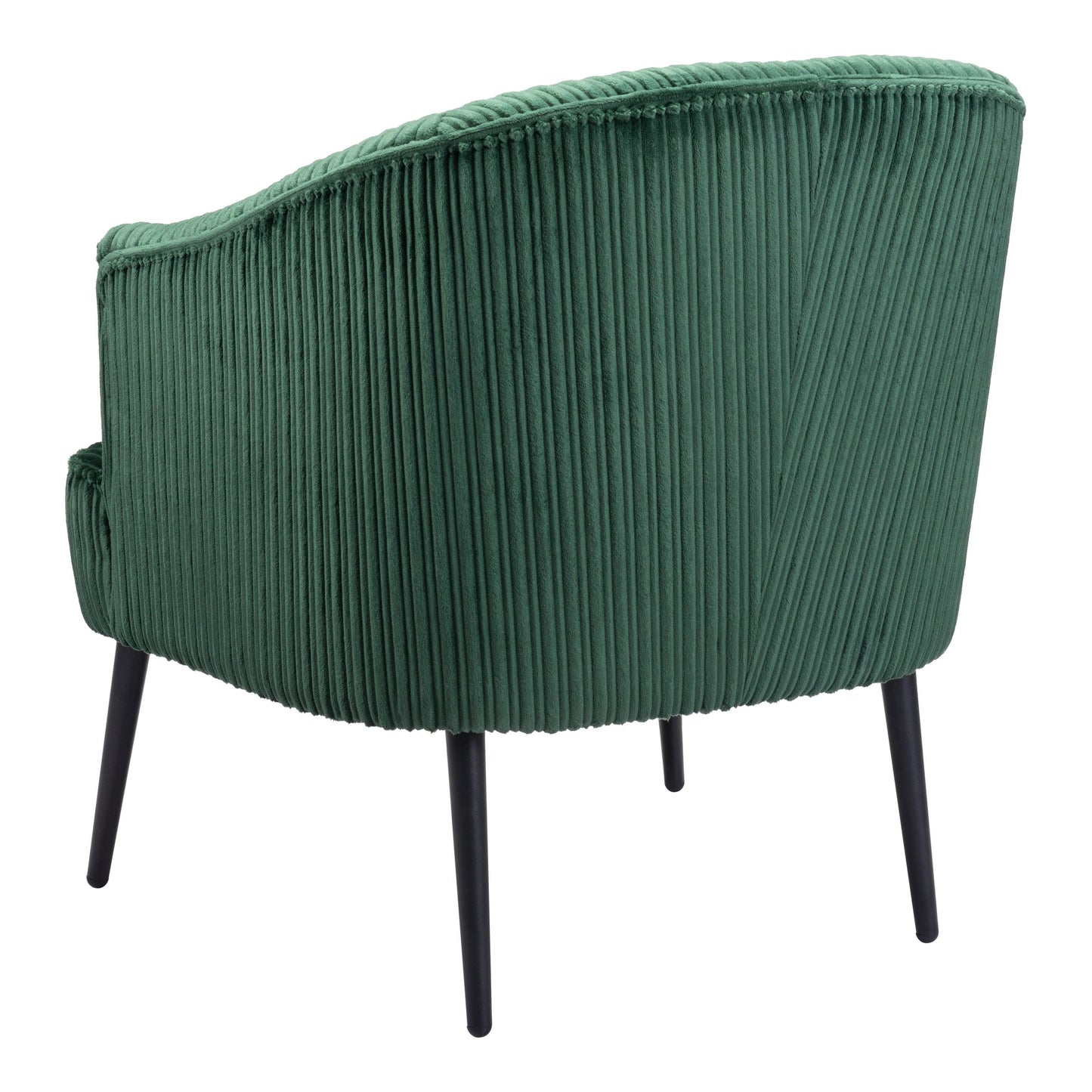 Ranier Accent Chair Green - Sideboards and Things Brand_Zuo Modern, Color_Black, Color_Green, Finish_Powder Coated, Materials_Metal, Materials_Wood, Metal Type_Steel, Product Type_Occasional Chair, Upholstery Type_Fabric Blend, Upholstery Type_Polyester, Wood Species_Plywood