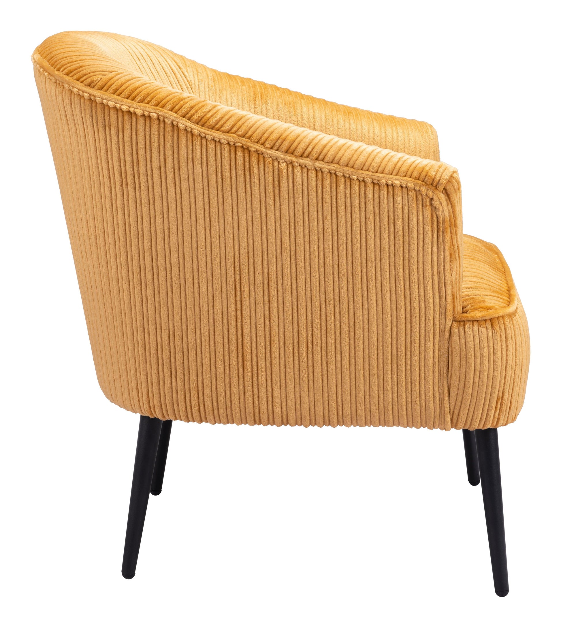 Ranier Accent Chair Yellow - Sideboards and Things Brand_Zuo Modern, Color_Black, Color_Yellow, Finish_Powder Coated, Materials_Metal, Materials_Wood, Metal Type_Steel, Product Type_Occasional Chair, Upholstery Type_Fabric Blend, Upholstery Type_Polyester, Wood Species_Plywood