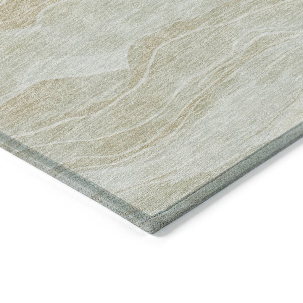 LOOMLAN Rugs Ravella Brown Washable Indoor-Outdoor Rug