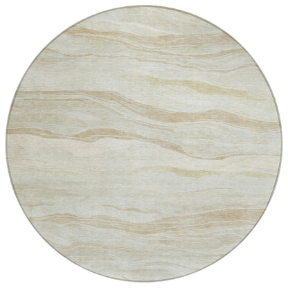 LOOMLAN Rugs Ravella Brown Washable Indoor-Outdoor Rug