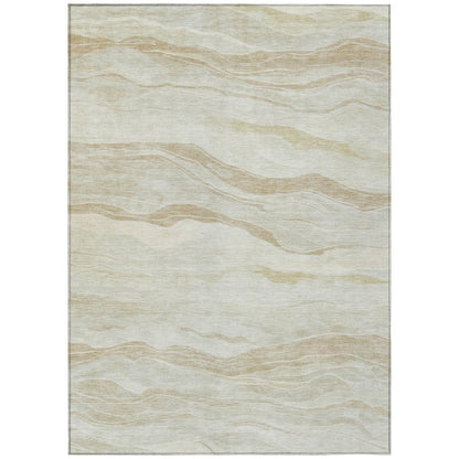 LOOMLAN Rugs Ravella Brown Washable Indoor-Outdoor Rug