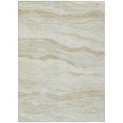 LOOMLAN Rugs Ravella Brown Washable Indoor-Outdoor Rug