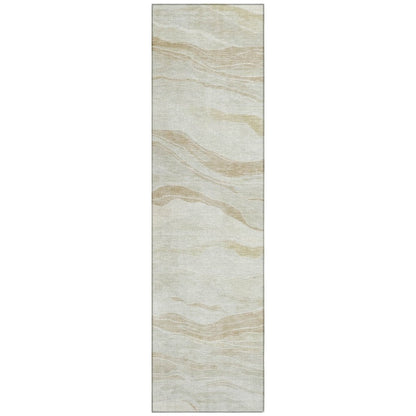 LOOMLAN Rugs Ravella Brown Washable Indoor-Outdoor Rug