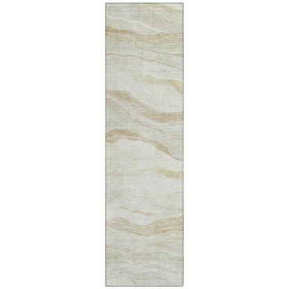 LOOMLAN Rugs Ravella Brown Washable Indoor-Outdoor Rug