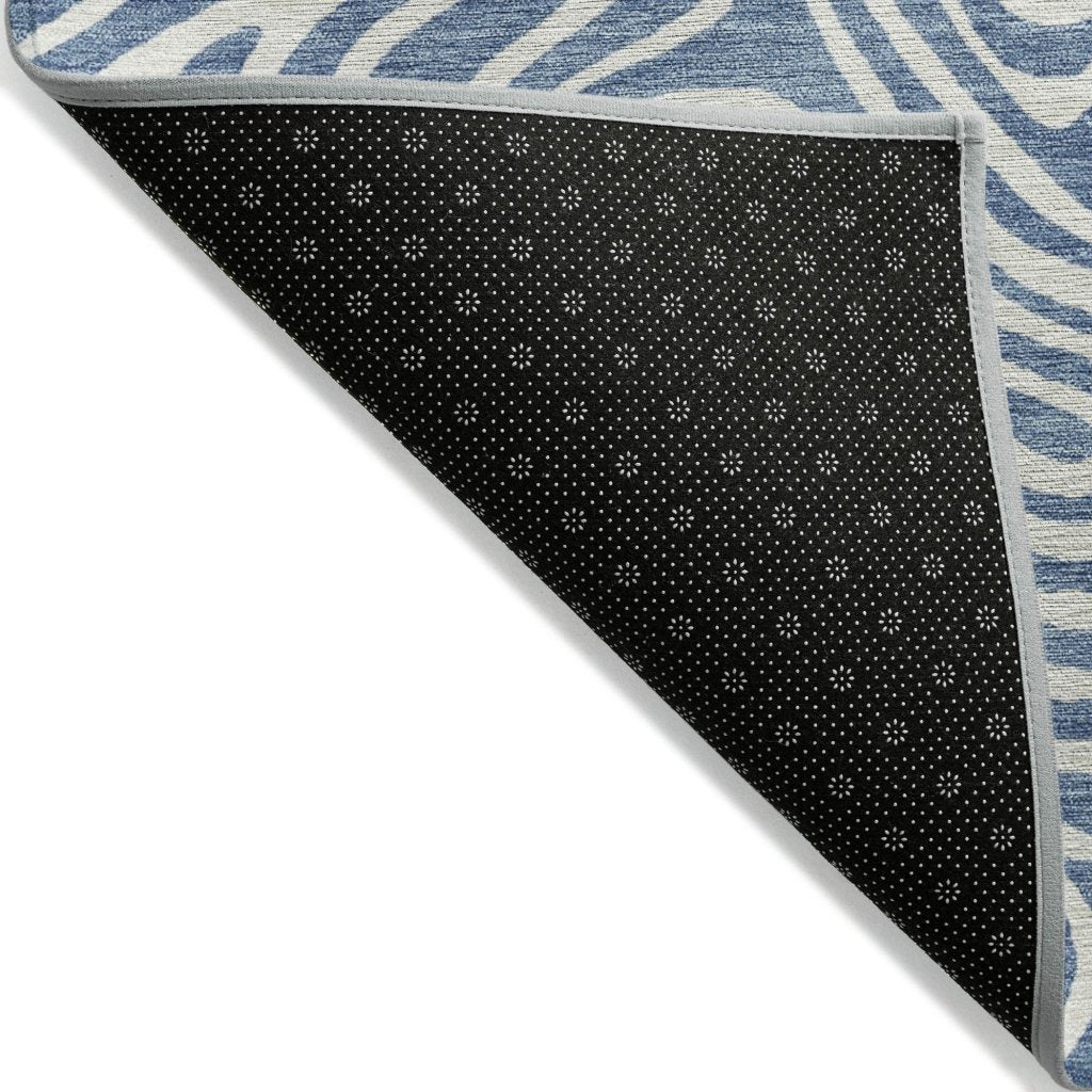 LOOMLAN Rugs Raya Blue Washable Indoor-Outdoor Rug