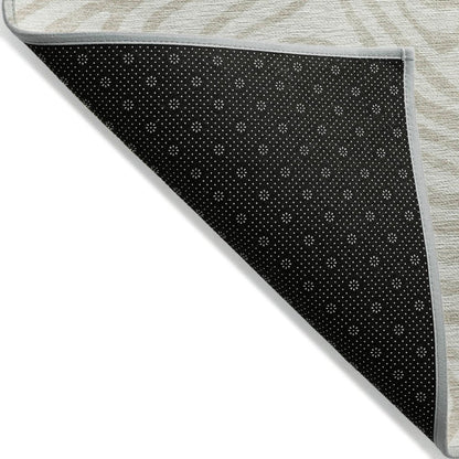 LOOMLAN Rugs Raya Ivory Washable Indoor-Outdoor Rug