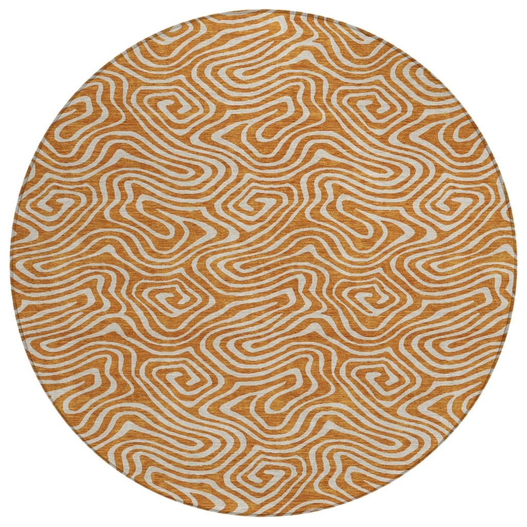 LOOMLAN Rugs Raya Paprika Washable Indoor-Outdoor Rug