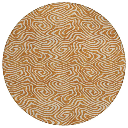 LOOMLAN Rugs Raya Paprika Washable Indoor-Outdoor Rug