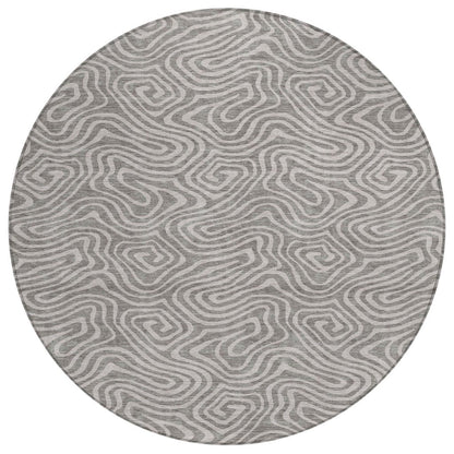 LOOMLAN Rugs Raya Taupe Washable Indoor-Outdoor Rug