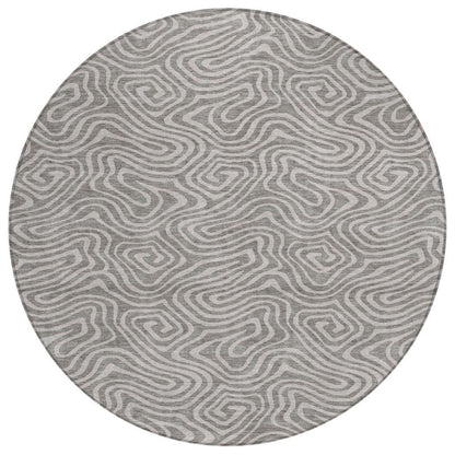 LOOMLAN Rugs Raya Taupe Washable Indoor-Outdoor Rug