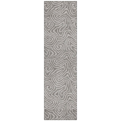 LOOMLAN Rugs Raya Taupe Washable Indoor-Outdoor Rug