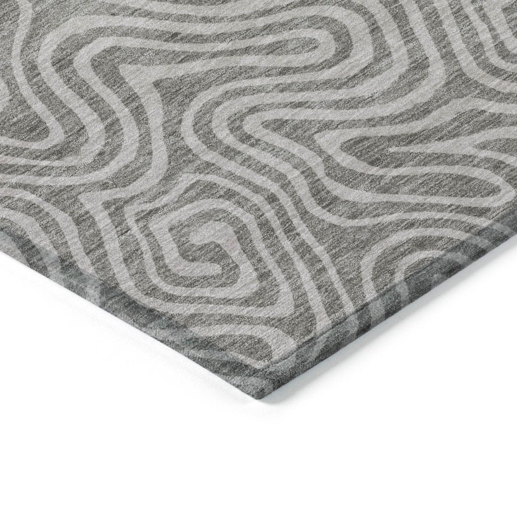 LOOMLAN Rugs Raya Taupe Washable Indoor-Outdoor Rug