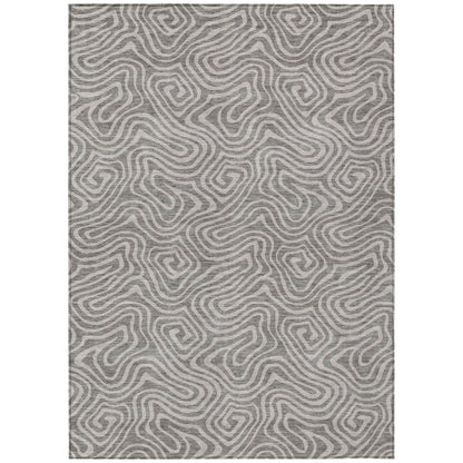 LOOMLAN Rugs Raya Taupe Washable Indoor-Outdoor Rug
