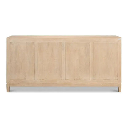 Rayon Four Door Cabinet For Living Room - LOOMLAN - Sarreid - Sideboards
