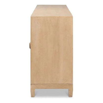Rayon Four Door Cabinet For Living Room - LOOMLAN - Sarreid - Sideboards