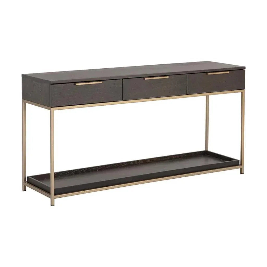 SUNPAN Rebel Rectangular Console Table With Drawers
