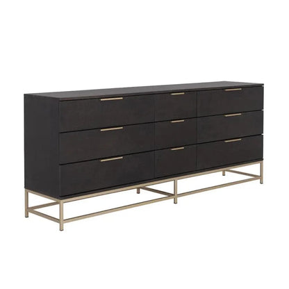 SUNPAN Rebel Solid Wood Dresser on Stand