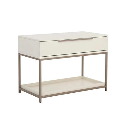 SUNPAN Rebel Wooden Iron Modern Nightstand