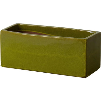 Rectangular Window Box Ceramic Planter - LOOMLAN - Emissary - Planters