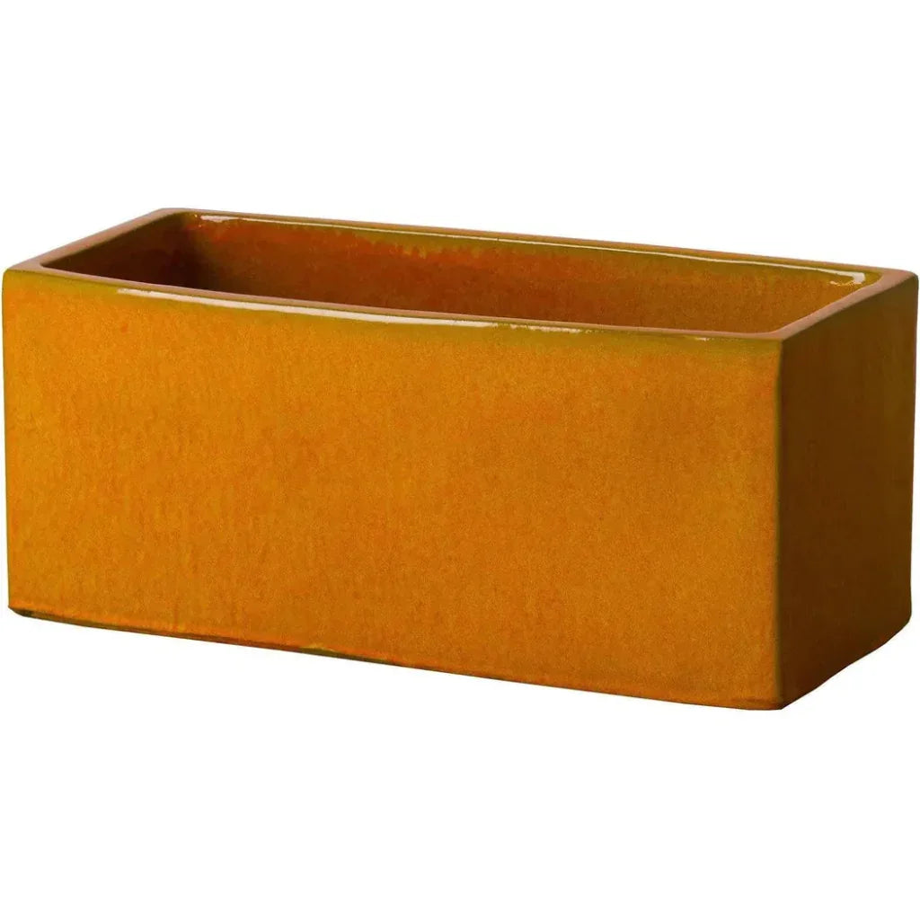 Rectangular Window Box Ceramic Planter - LOOMLAN - Emissary - Planters
