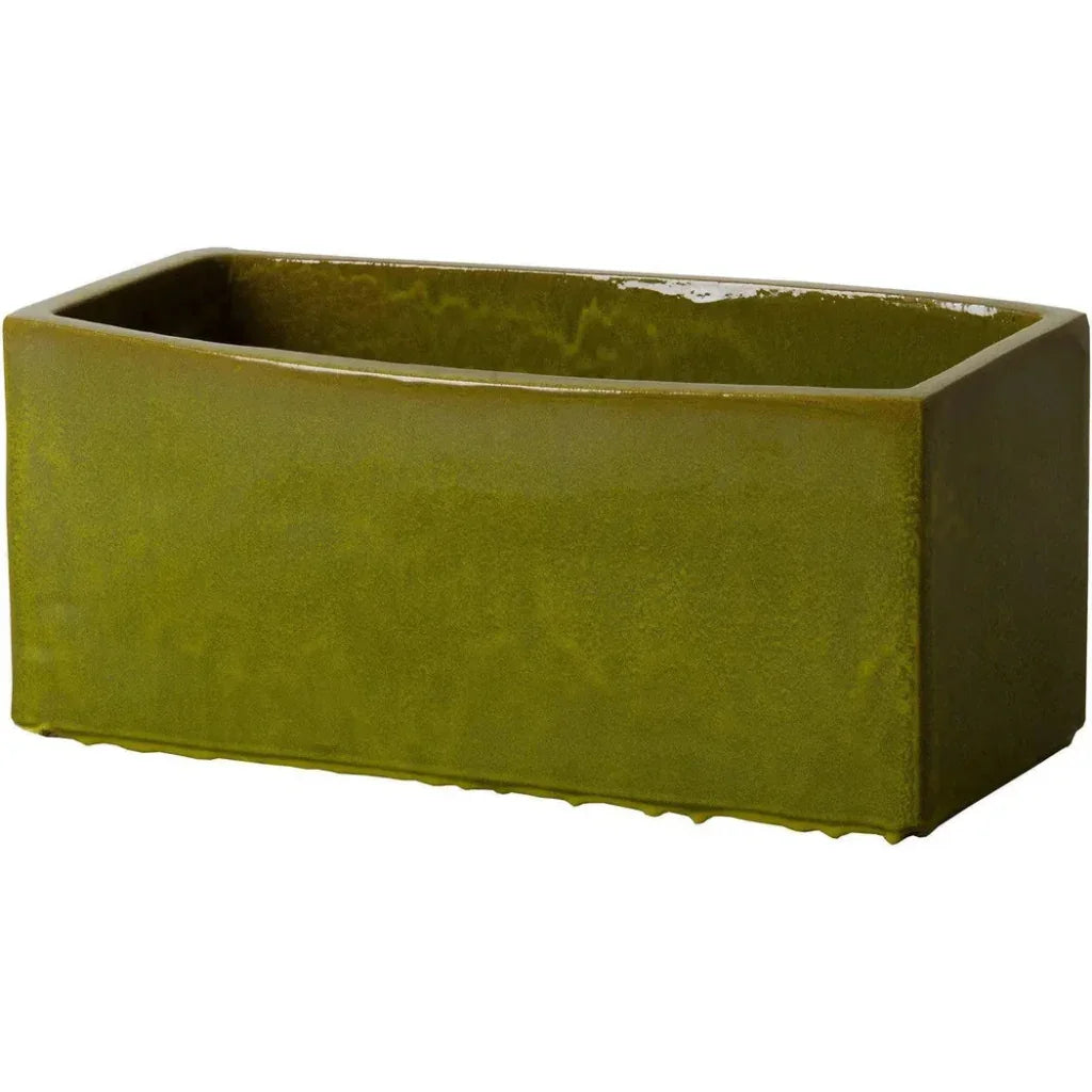 Rectangular Window Box Ceramic Planter - LOOMLAN - Emissary - Planters
