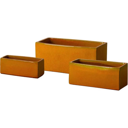 Rectangular Window Box Ceramic Planter