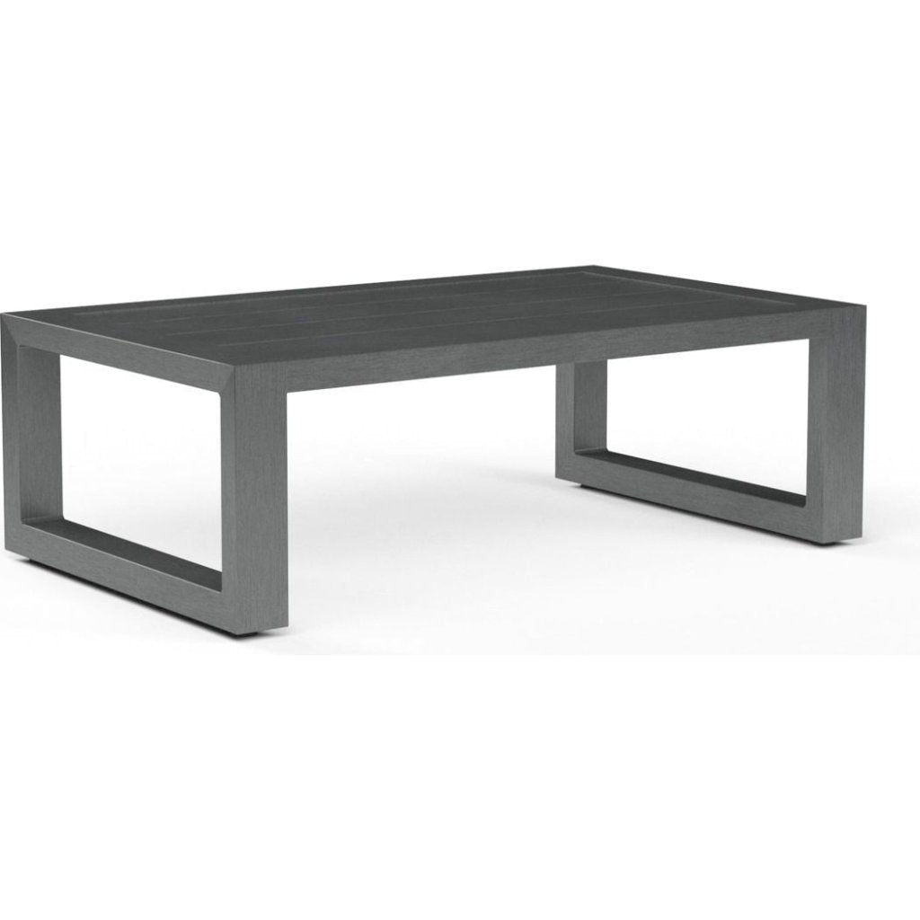 Redondo Aluminum Outdoor Coffee Table - LOOMLAN - Sunset West - Outdoor Coffee Tables