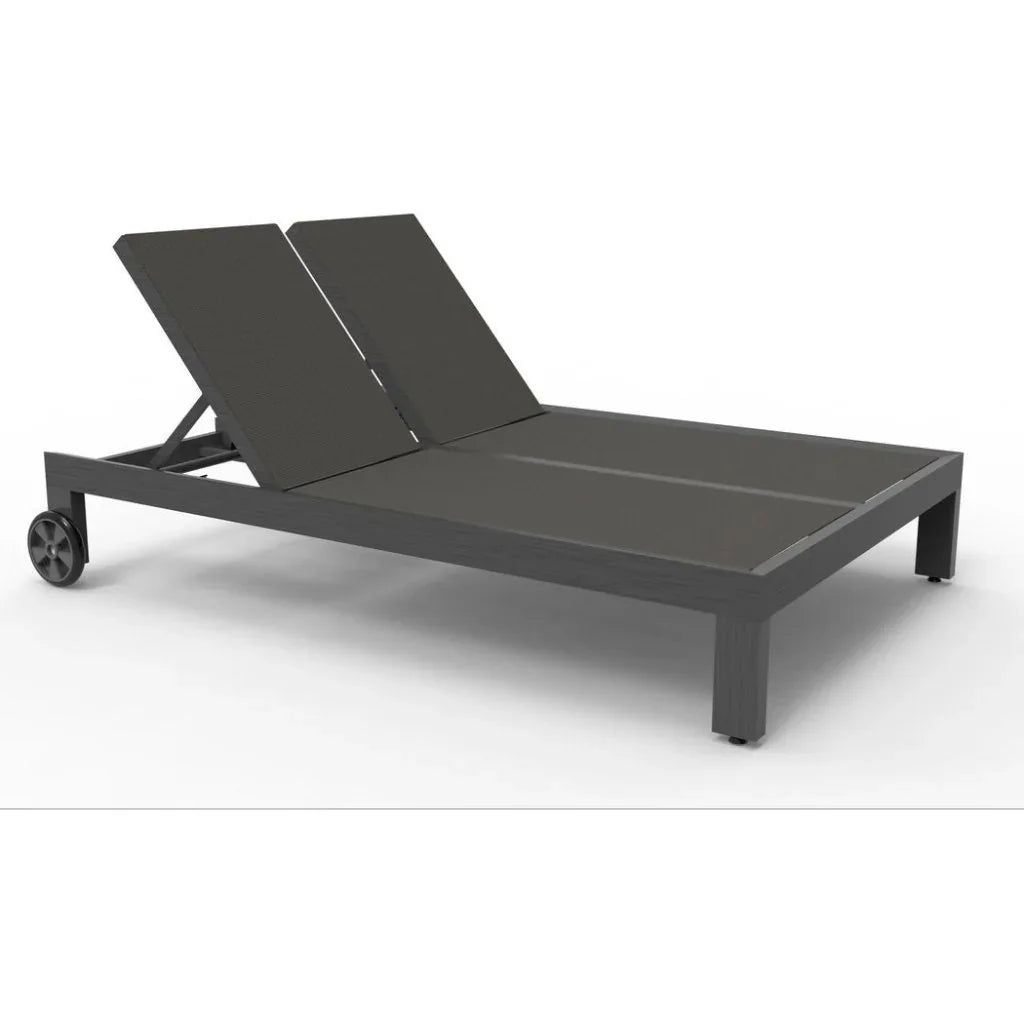 Redondo Aluminum Outdoor Double Sling Chaise