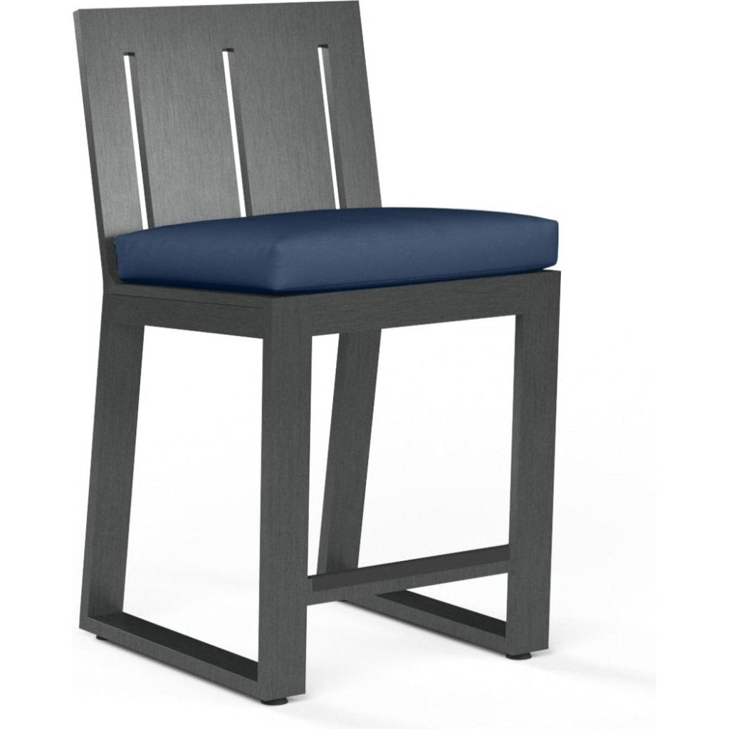 Redondo Sunbrella Outdoor Barstool - LOOMLAN - Sunset West - Outdoor Bar Stools