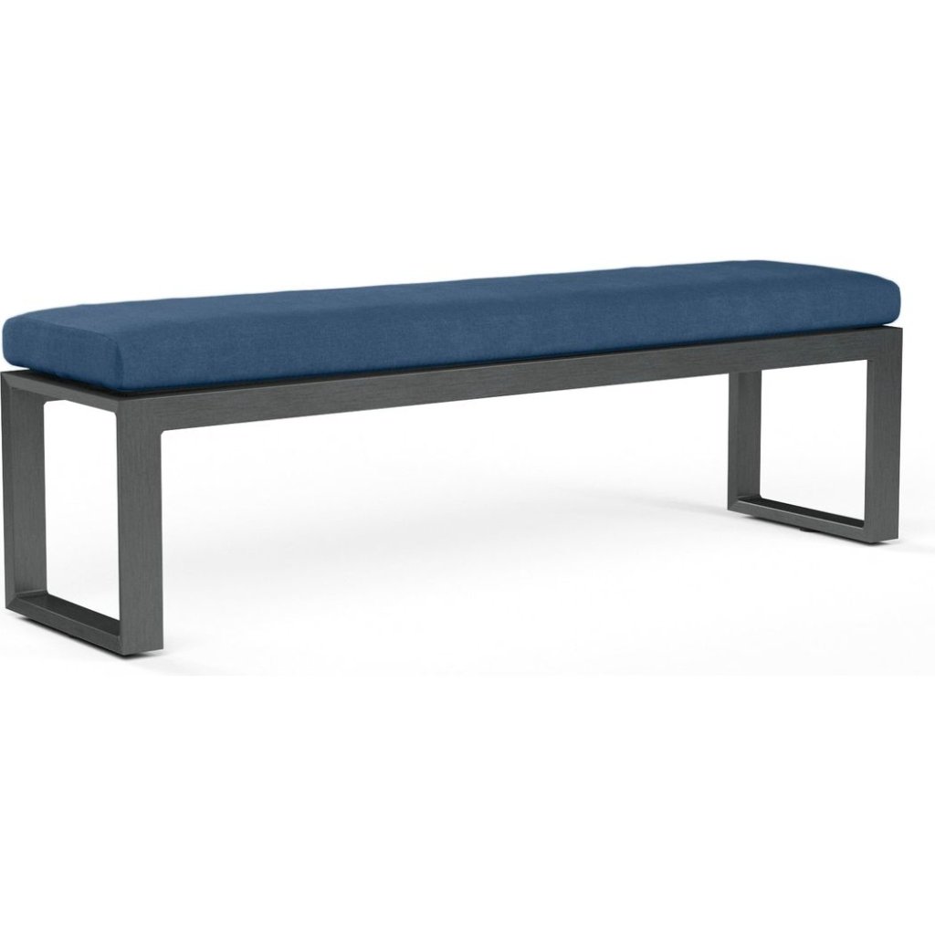 Redondo Sunbrella Outdoor Dining Bench - LOOMLAN - Sunset West - Outdoor Benches